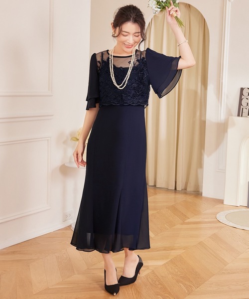   婦人服　ドレス　ワンピース　花柄　新品未使用 ddress623475.jpg