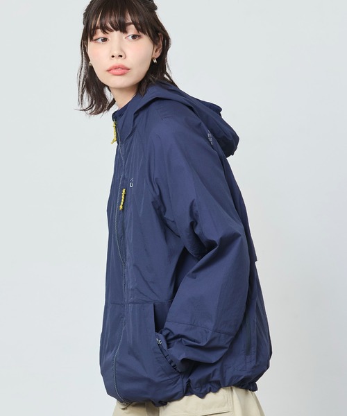 レア GAYKUSAV ネイビー ウィンドブレーカー L 2way L.L.Bean（エルエルビーン） コート ジャケット ストアウェイ