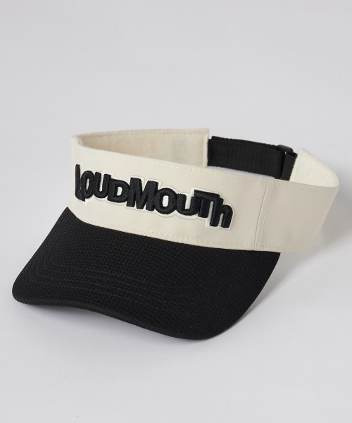 サンバイザー LOUDMOUTH/ラウドマウス ゴルフウェア ブランド ロゴ
