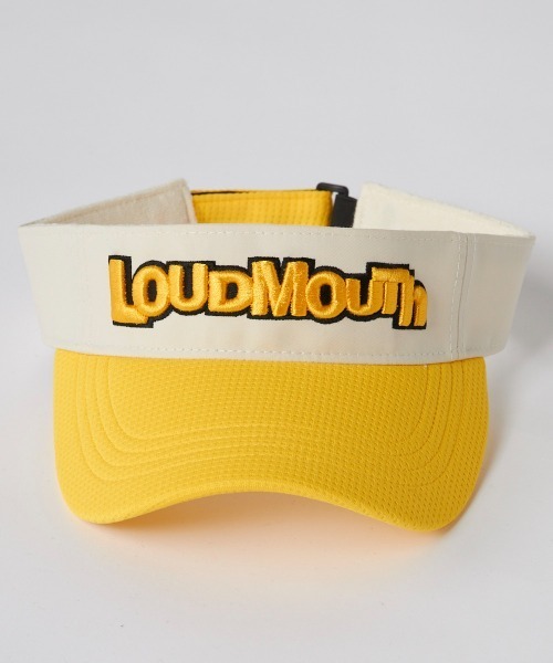 サンバイザー LOUDMOUTH/ラウドマウス ゴルフウェア ブランド ロゴ