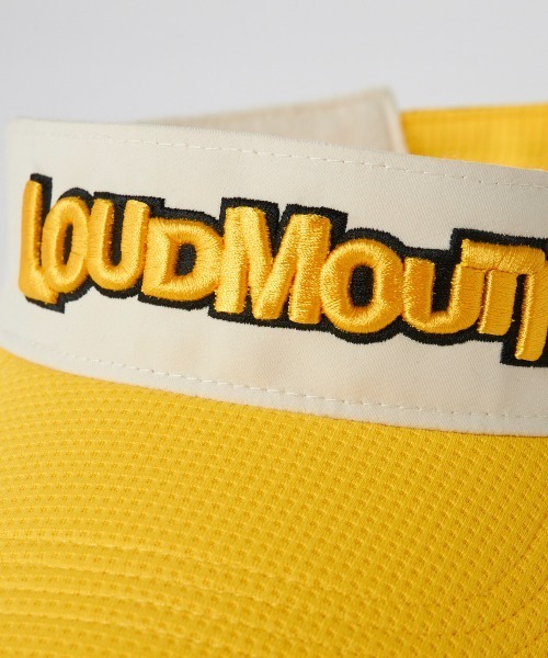 サンバイザー LOUDMOUTH/ラウドマウス ゴルフウェア ブランド ロゴ