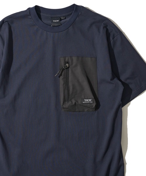 TAION tシャツ 「TAION/タイオン」MOUNTAIN STORAGE POCKET T