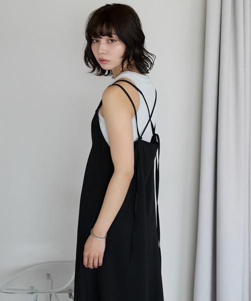 SOTT ワンピース ダブルストラップキャミワンピース : ZOZOTOWN Yahoo