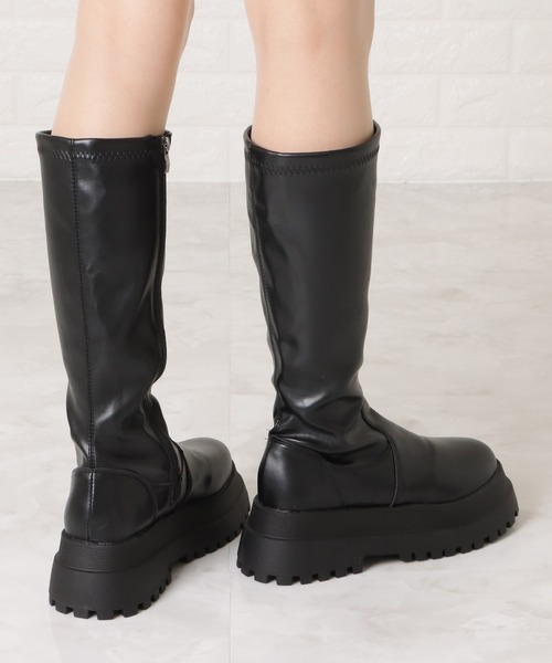 「Lace Ladies」 ブーツ 22.5 ブラック レディース_画像8