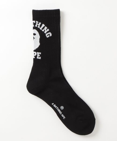 A BATHING APE（アベイシングエイプ） 靴下 COLLEGE SOCKS メンズ