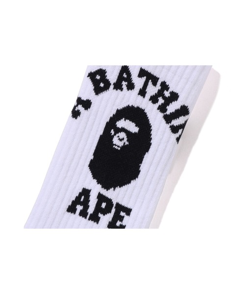 A BATHING APE（アベイシングエイプ） 靴下 COLLEGE SOCKS メンズ