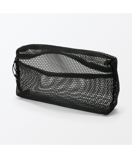 ロータリー式トラベルタイイングバイス ミッジ対応 メッシュケース 折り畳み 軽量 無印良品（MUJI） 旅行 立体メッシュケース M 約25×12．5×5cm