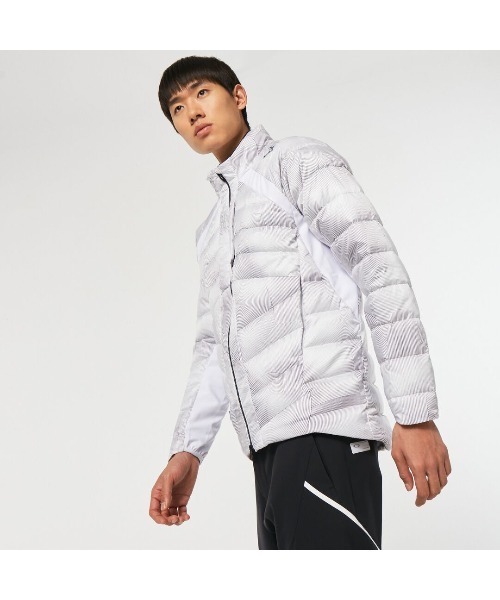 Oakley ホワイト キルティング　ダウン　ジャケット OAKLEY（オークリー） ダウンジャケット L ホワイト系その他 メンズ