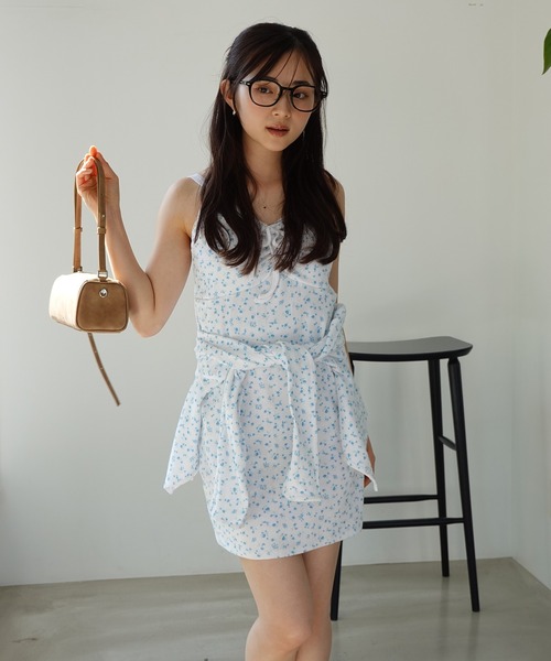 eimy istoire ワンピース miller×eimy カーデショートワンピース