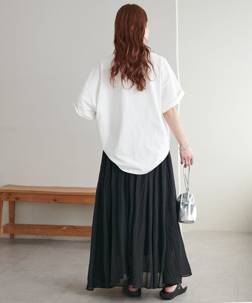 Discoat（ディスコート） スカート 「WEB限定」シアーギャザーフレア