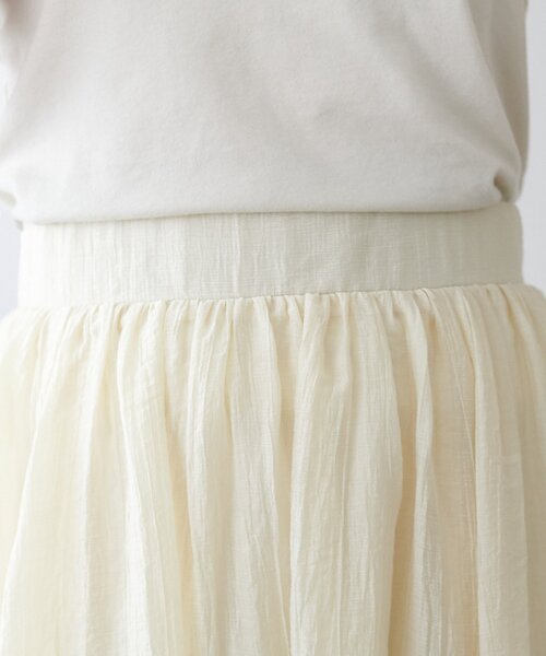 Discoat（ディスコート） スカート 「WEB限定」シアーギャザーフレア