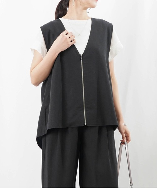 美品】ユルタオ ◡̈ ベスト リネン混 トップス
