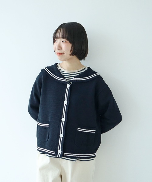 PAR ICI（パーリッシィ） カーディガン 「WEB限定カラー」セーラー