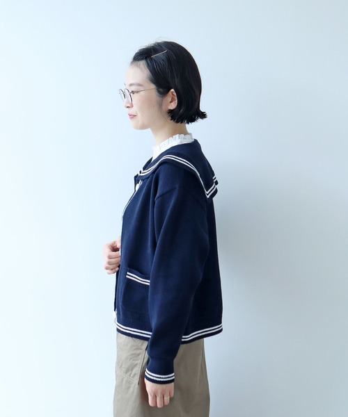 PAR ICI（パーリッシィ） カーディガン 「WEB限定カラー」セーラー