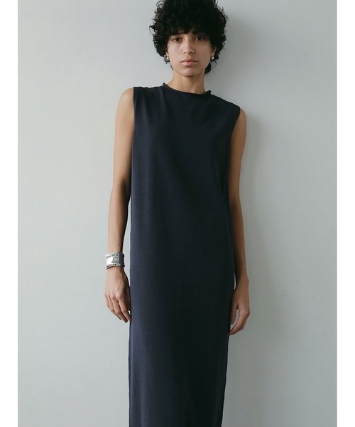 HERITANOVUM/ノースリーブワンピース/FREE/コットン/CRM/スリーブレス