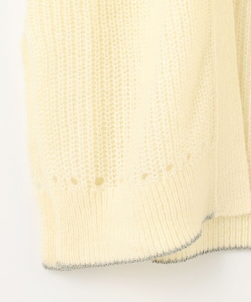 「GRACE CONTINENTAL」 ニットカーディガン 36 ベージュ レディース_画像7