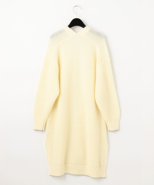 「GRACE CONTINENTAL」 ニットカーディガン 36 ベージュ レディース_画像8