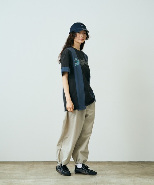 tシャツ CHECK LAYERED TOP レディース メンズ WEB&DEPOT限定》COOL 3/4 T-SHIRT 