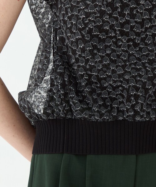 Ballsey（ボールジィ） ブラウス シャツ チュールエンブロイダリー