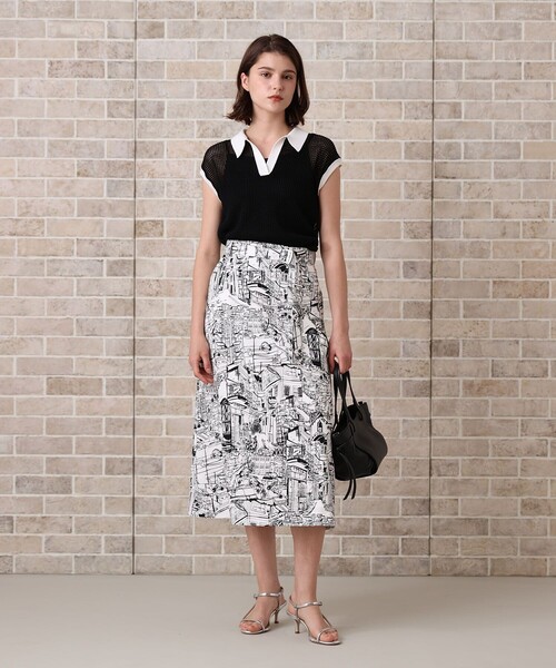 ANAYI（アナイ） ポロシャツ ポロ メッシュポロプルオーバー