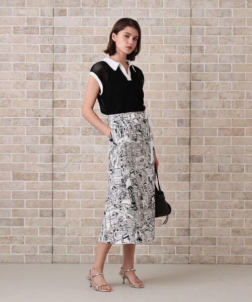 ANAYI（アナイ） ポロシャツ ポロ メッシュポロプルオーバー