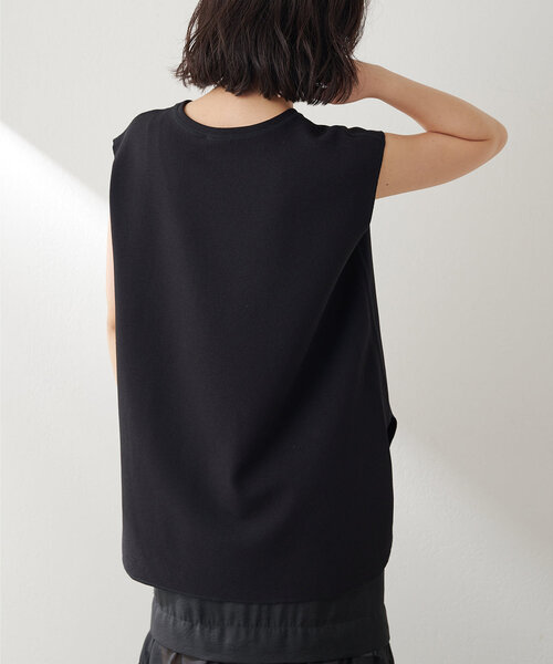 Whim Gazette ブラウス シャツ Vガゼットノースリーブプル