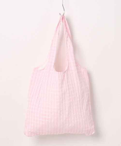 VIBGYOR トートバッグ Liaa/くしゅくしゅ チェック トートバッグ