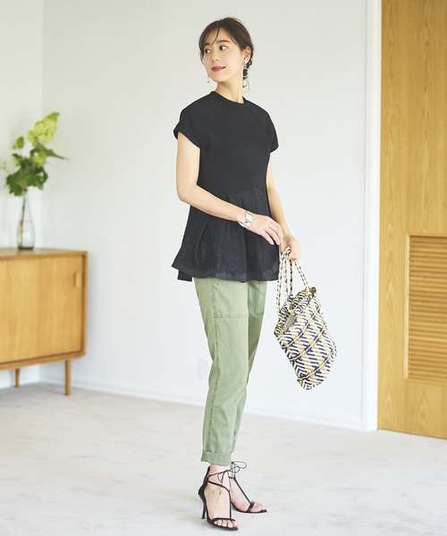 「RUIRUE BOUTIQUE」 半袖カットソー M オフホワイト レディース