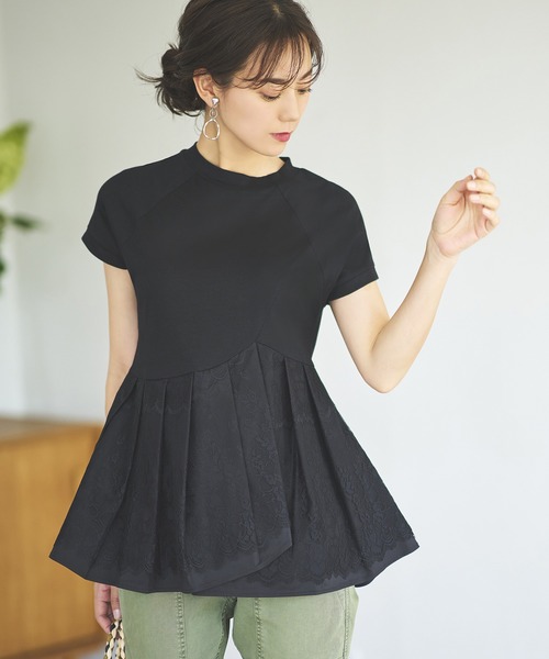 「RUIRUE BOUTIQUE」 半袖カットソー M オフホワイト レディース