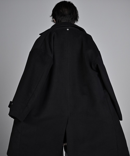 「ADRER」 ステンカラーコート SMALL ブラウン メンズ_画像3