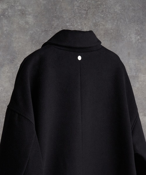 「ADRER」 ステンカラーコート SMALL ブラウン メンズ_画像7