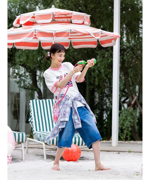 BETTY'S BLUE tシャツ エイミーちゃんリンガーTシャツ