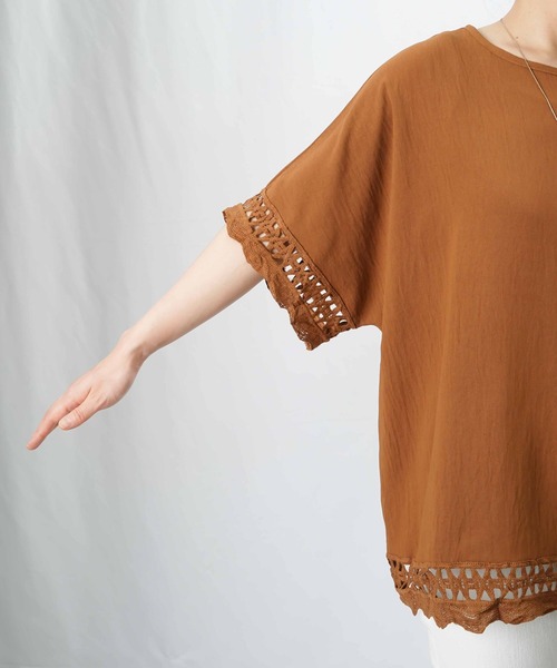 tシャツ LC/LLL 端レースポンチョプルオーバー レディース LADY LUCK LUCA tシャツ LC/LLL 端レースポンチョプルオーバー