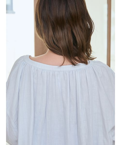 【送料無料】 ジェラートピケ レディース ガーゼストライプシャツ ジェラピケ パジャマ ルームウェア gelato pique gelato pique（ジェラートピケ） パジャマ ルームウェア ガーゼ