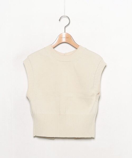 AURALEE ベージュ ニット AURALEE(オーラリー) AURALEE SUPER FINE WOOL AIRY KNIT V-NECK