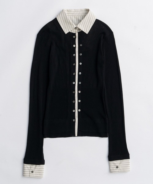 メゾンスペシャル カーディガン MAISON SPECIAL カーディガン 「PRE-ORDER」2way Shirt Knit