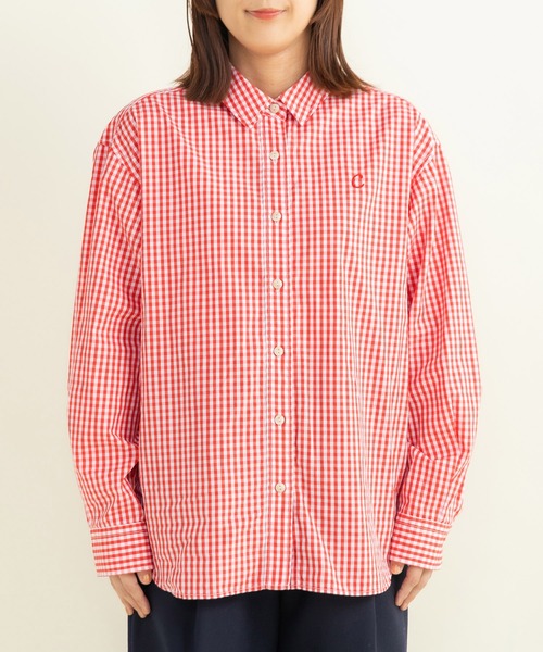 【美品】  Paul Harnden / ポールハーデン | Baygril / チェック レギュラーカラー シャツ ブラウス | M | Red altan | レディース Paul Harnden - 【美品】 Paul Harnden / ポールハーデン | Baygril