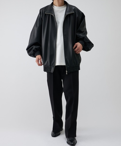 未使用　V12 ジップアップ　ブルゾン　サイズ:L Lui's（ルイス） ジップアップブルゾン M ブラック メンズ : ZOZOTOWN