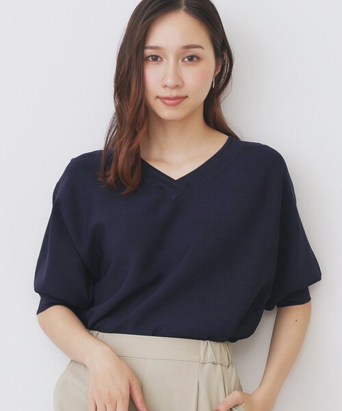 index ニット セーター 「5色展開」前後2WAY ドルマンスリーブ