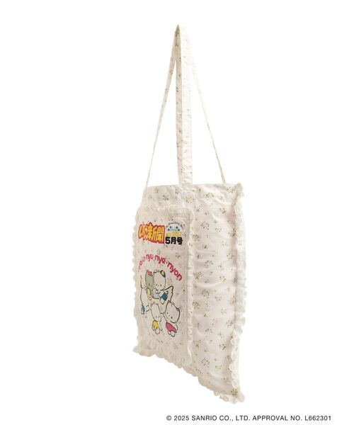 merry jenny（メリージェニー） トートバッグ いちご新聞frill frill
