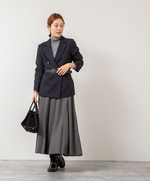 新品！TORRAZZO DONNAニットスカート Torrazzo Donna（トラッゾドンナ）の「クロシェ編ニットタイト