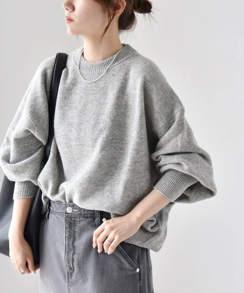 quaranciel ニット セーター quaranciel:「手洗い可能」AQUA カシミヤ