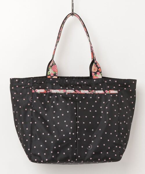LeSportsac（レスポートサック） ドット柄トートバッグ - ブラック