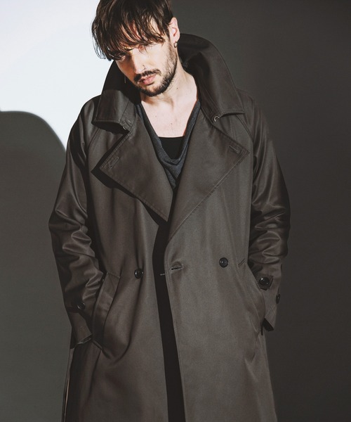 NO ID.（ノーアイディー） トレンチコート コート ベンタイル オーバー