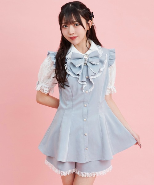 「Secret Honey」 セットアップ MEDIUM ブラック レディース_画像9