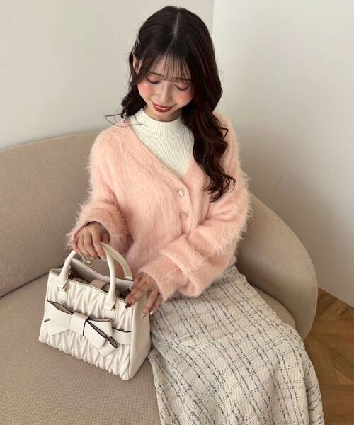 MAJESTIC LEGON（マジェスティックレゴン） カーディガン ふわふわV