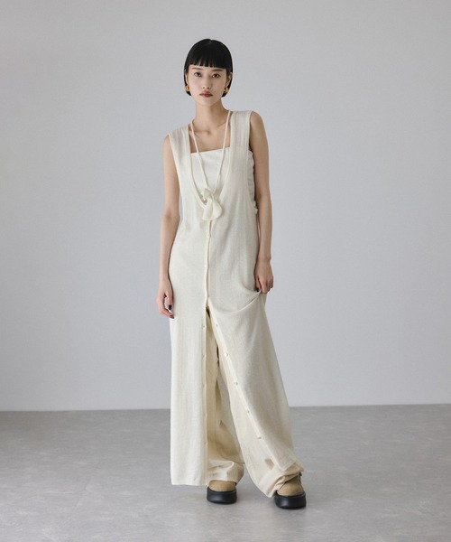 ADAM ET ROPE'（アダムエロペ） ワンピース モヘアミックスUネック