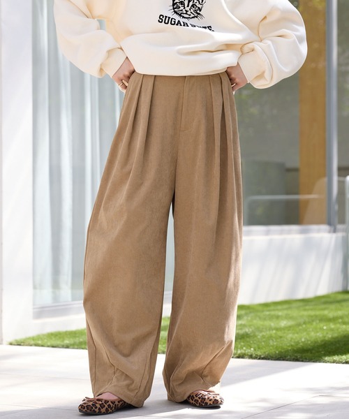 THE CRAFT CREW PRODUCTS パンツ コーデュロイ 2タック ストレッチ