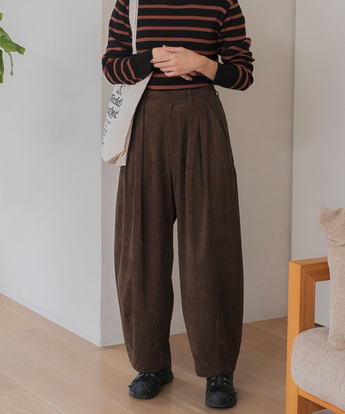 THE CRAFT CREW PRODUCTS パンツ コーデュロイ 2タック ストレッチ