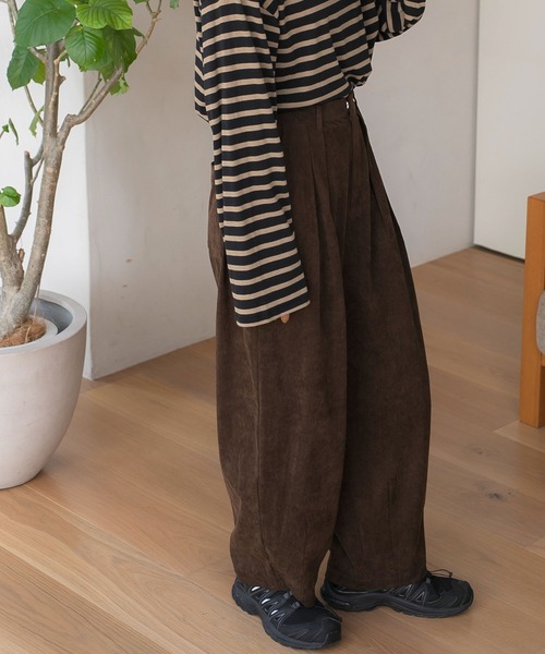 THE CRAFT CREW PRODUCTS パンツ コーデュロイ 2タック ストレッチ